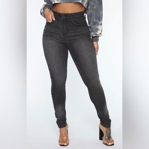 Some Type Of Way High Rise Jeans (Fashion Nova)
